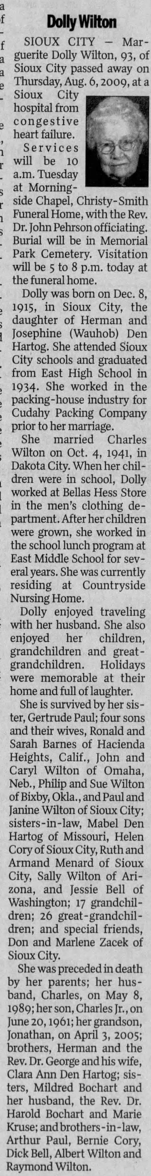 Clipping from Sioux City Journal